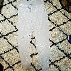 Crushed Velvet jogger pajamas